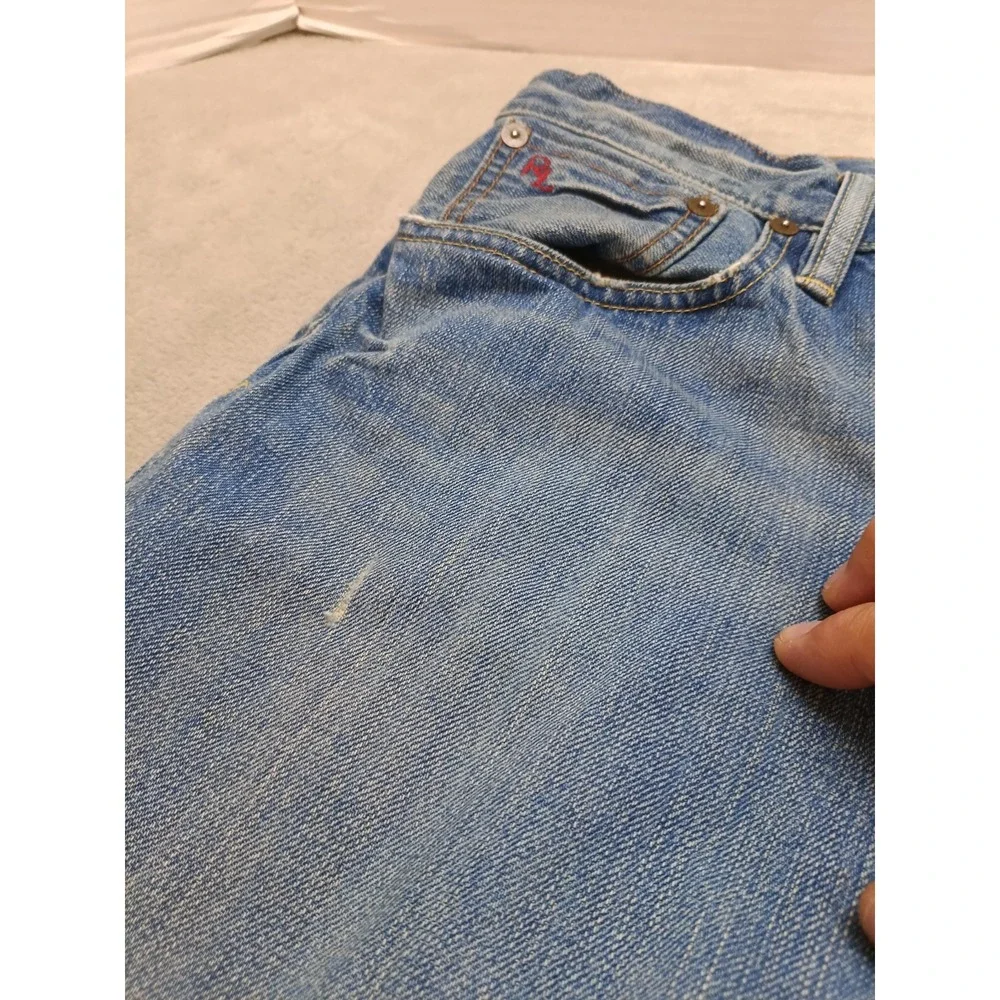 Polo Ralph Lauren Men's Size 30/30 Straight Leg Jeans RN# 41381 Distressed.